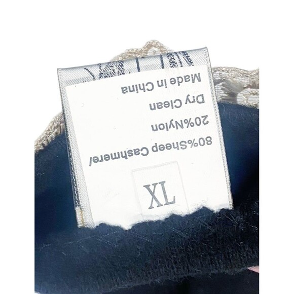 Victorian Trading Co. Soft Cashmere Black Gloves w/Lace & a Bow Women’s XL - Picture 8 of 12